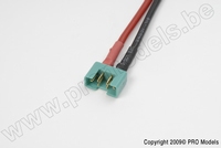 [ GF-1071-003 ] Connector met kabel - MPX - Goud contacten - Vrouw. connector - 14AWG Siliconen-kabel - 10cm - 1 st 