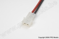 [ GF-1074-003 ] Connector met kabel - AMP - Goud contacten - Vrouw. connector - 16AWG Siliconen-kabel - 10cm - 1 st 