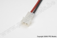 [ GF-1074-003 ] Connector met kabel - AMP - Goud contacten - Vrouw. connector - 16AWG Siliconen-kabel - 10cm - 1 st 