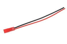 [ GF-1075-003 ] Connector met kabel - BEC - Goud contacten - Vrouw. connector - 20AWG Siliconen-kabel - 12cm - 1 st 