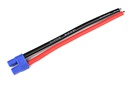 [ GF-1077-001 ] Connector met kabel - EC-3 - Goud contacten - Man. connector - 12AWG Siliconen-kabel - 12cm - 1 st 