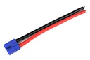 [ GF-1077-002 ] Connector met kabel - EC-3 - Goud contacten - Vrouw. connector - 12AWG Siliconen-kabel - 12cm - 1 st 