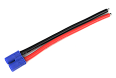 [ GF-1077-002 ] Connector met kabel - EC-3 - Goud contacten - Vrouw. connector - 12AWG Siliconen-kabel - 12cm - 1 st 