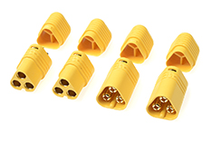 [ GF-1091-001 ] Connector - MT-60 3-Polig - Goud contacten - Man. + Vrouw. - 2 paar 