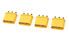 [ GF-1087-003 ] Connector - MR-30PB 3-Polig - Goud contacten - Vrouw. - 4 st 