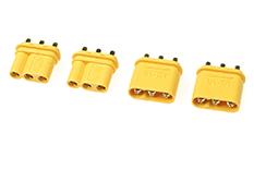 [ GF-1087-001 ] Connector - MR-30PB 3-Polig - Goud contacten - Man. + Vrouw. - 2 paar 