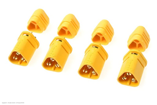[ GF-1090-003 ] Connector - MT-30 3-Polig - Goud contacten - Vrouw. - 4 st 