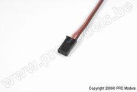 [ GF-1100-001 ] Servo-kabel - Futaba - Connector man. - 22AWG / 60 Strengen - 30cm - 1 st 