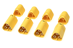[ GF-1091-003 ] Connector - MT-60 3-Polig - Goud contacten - Vrouw. - 4 st 
