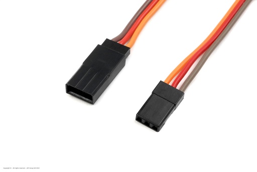 [ GF-1101-012 ] Servo verlengkabel - JR/Hitec - 22AWG / 60 Strengen - 45cm - 1 st 