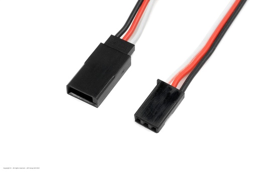 [ GF-1100-012 ] Servo verlengkabel - Futaba - 22AWG / 60 Strengen - 45cm - 1 st 