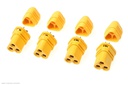 [ GF-1090-002 ] Connector - MT-30 3-Polig - Goud contacten - Man. - 4 st 