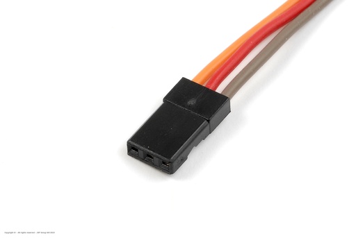 [ GF-1101-001 ] Servo-kabel - JR/Hitec - Connector man. - 22AWG / 60 Strengen - 30cm - 1 st 