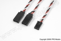[ GF-1120-020 ] Servo Y-kabel - Gedraaide HD siliconen-kabel - Futaba - 22AWG / 60 Strengen - 15cm - 1 st 