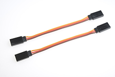 [ GF-1142-001 ] Servo patchkabel - Universele connector vrouw. - 10 cm - 2 st 
