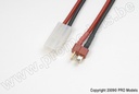 [ GF-1300-042 ] Conversie kabel Tamiya Man. > Deans Man., silicone kabel 14AWG (1st) 