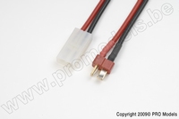 [ GF-1300-042 ] Conversie kabel Tamiya Man. > Deans Man., silicone kabel 14AWG (1st) 