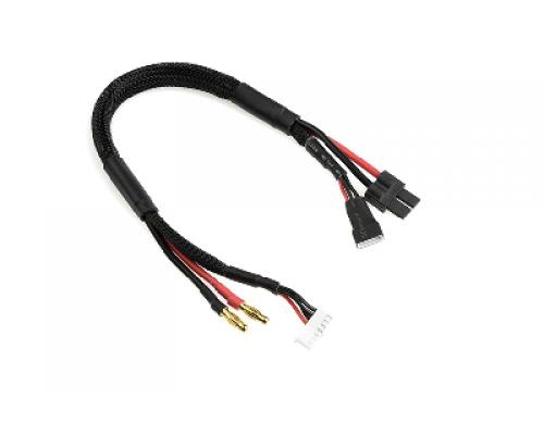 [ GF-1202-081 ] Laad-/balanceer-kabel - TRX 2-3S - Lader 6S XH connector - 14AWG Siliconen-kabel - 30cm - 1 st 
