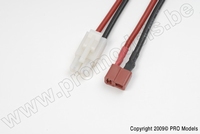 [ GF-1300-041 ] Conversie kabel Tamiya Vrouw. &gt; Deans Vrouw., silicone kabel 14AWG (1st) 