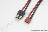 [ GF-1300-081 ] CONVERSIE KABEL TRAXXAS VROUW. > DEANS MANN.., SILICONE KABEL 14AWG (1ST) 