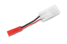 [ GF-1301-001 ] Power adapterkabel - Tamiya connector man. &lt;=&gt; BEC connector man. - 20AWG Siliconen-kabel - 1 st 