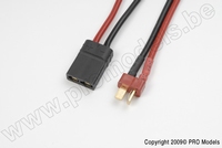 [ GF-1300-082 ] Conversie kabel Traxxas Man. > Deans Vrouw., silicone kabel 14AWG (1st) 