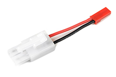 [ GF-1301-043 ] Power adapterkabel - Tamiya connector vrouw. &lt;=&gt; BEC connector vrouw. - 20AWG Siliconen-kabel - 1 st 