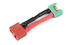 [ GF-1301-060 ] Power adapterkabel - Deans connector man. <=> MPX connector man. - 14AWG Siliconen-kabel - 1 st 