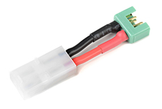 [ GF-1301-053 ] Power adapterkabel - Tamiya connector man. <=> MPX connector man. - 14AWG Siliconen-kabel - 1 st 