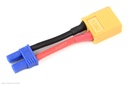 [ GF-1301-099 ] Power adapterkabel - EC-2 connector vrouw. <=> XT-60 connector man. - 14AWG Siliconen-kabel - 1 st 