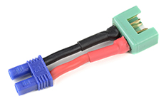 [ GF-1301-102 ] Power adapterkabel - EC-2 connector vrouw. <=> MPX connector man. - 14AWG Siliconen-kabel - 1 st 