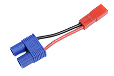 [ GF-1301-111 ] Power adapterkabel - EC-3 connector vrouw. <=> BEC connector man. - 20AWG Siliconen-kabel - 1 st 