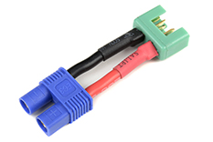 [ GF-1301-114 ] Power adapterkabel - EC-3 connector vrouw. <=> MPX connector man. - 14AWG Siliconen-kabel - 1 st 