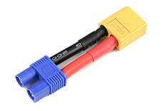 [ GF-1301-113 ] Power adapterkabel - EC-3 connector vrouw. <=> XT-60 connector man. - 12AWG Siliconen-kabel - 1 st 