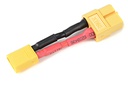 [ GF-1301-129 ] Power adapterkabel - XT-30 connector man. <=> XT-60 connector vrouw. - 14AWG Siliconen-kabel - 1 st 