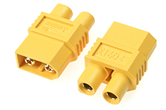 [ GF-1306-011 ] Power adapterconnector - XT-60 connector man. <=> EC-3 connector man. - 2 st 
