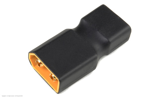 [ GF-1305-015 ] Power adapterconnector - Deans connector man. <=> XT-60 connector man. - 1 st 