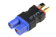 [ GF-1305-013 ] Power adapterconnector - Deans connector vrouw. <=> EC-3 connector vrouw. - 1 st 