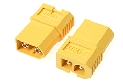 [ GF-1306-012 ] Power adapterconnector - XT-60 connector man. <=> Tamiya connector vrouw. - 2 st 