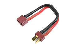 [ GF-1311-070 ] Power verlengkabel - Deans - 12AWG Siliconen-kabel - 12cm - 1 st 
