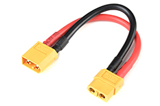 [ GF-1311-090 ] Power verlengkabel - XT-60 - 12AWG Siliconen-kabel - 12cm - 1 st 