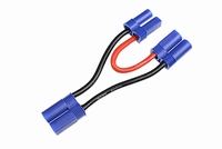 [ GF-1320-160 ] Power Y-kabel - Serieel - EC-5 - 12AWG Siliconen-kabel - 12cm - 1 st 