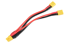 [ GF-1321-011 ] Power Y-kabel - Parallel - XT-30 - 14AWG Siliconen-kabel - 12cm - 1 st 