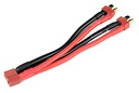 [ GF-1321-071 ] Power Y-kabel - Parallel - Deans - 12AWG Siliconen-kabel - 12cm - 1 st 