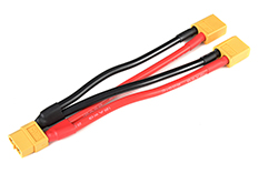 [ GF-1321-016 ] Power Y-kabel - Parallel - XT-60 - 12AWG Siliconen-kabel - 12cm - 1 st 