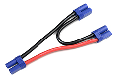 [ GF-1321-160 ] Power Y-kabel - Serieel - EC-5 - 10AWG Siliconen-kabel - 12cm - 1 st 