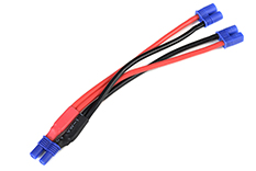 [ GF-1321-166 ] Power Y-kabel - Parallel - EC-2 - 14AWG Siliconen-kabel - 12cm - 1 st 