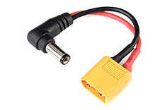 [ GF-1326-002 ] Batterij adapterkabel - Fatshark > XT-60 Connector vrouw. - 6cm - 1 st 