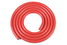 [ GF-1341-020 ] Siliconen-kabel - Powerflex PRO+ - Rood - 10AWG - 2683/0.05 Strengen - OD 5.5mm - 1m 