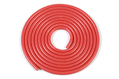[ GF-1341-060 ] Siliconen-kabel - Powerflex PRO+ - Rood - 18AWG - 380/0.05 Strengen - OD 2.3mm - 1m 